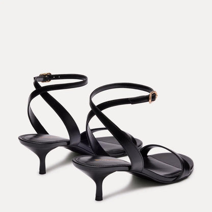 Kellie Sandal 50 - Black Leather