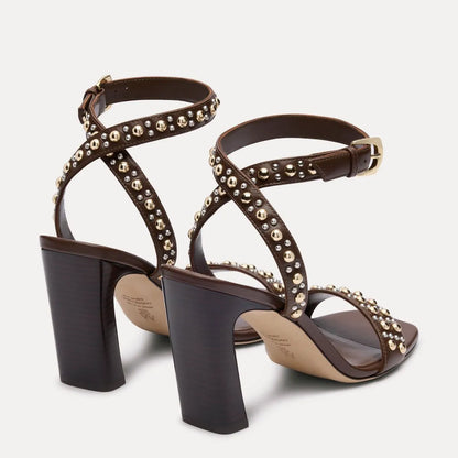 Perry Sandal 85 - Cigar Brown & Maroon Leather