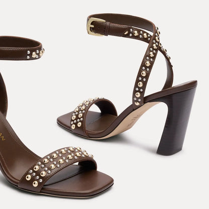 Perry Sandal 85 - Cigar Brown & Maroon Leather