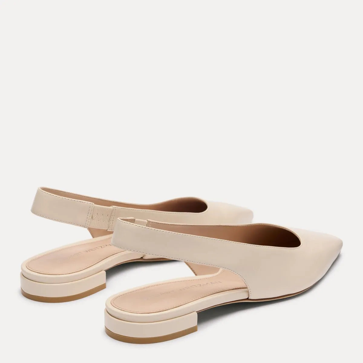 Stassi Slingback Flat - Linen Leather