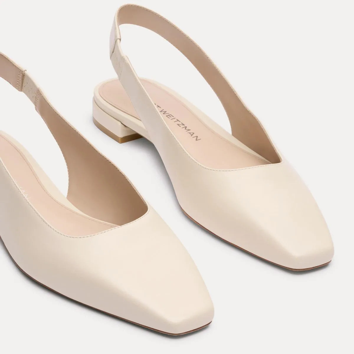 Stassi Slingback Flat - Linen Leather