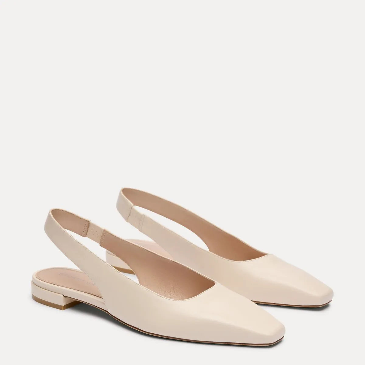 Stassi Slingback Flat - Linen Leather