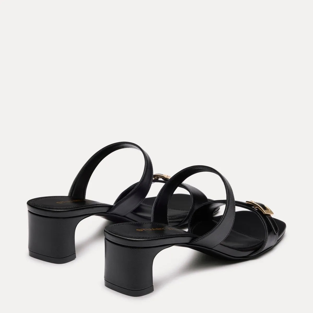 Baby Babette Slide Sandal - Black Leather