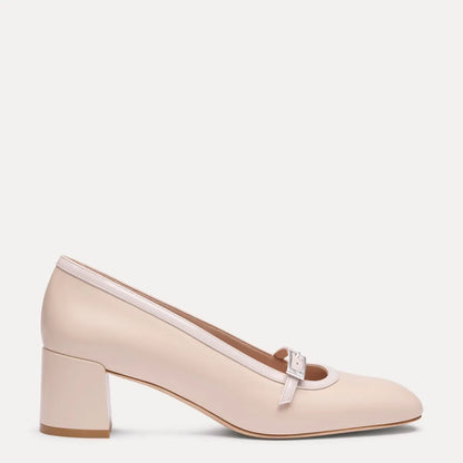 Georgie Pump 50 - Linen Leather