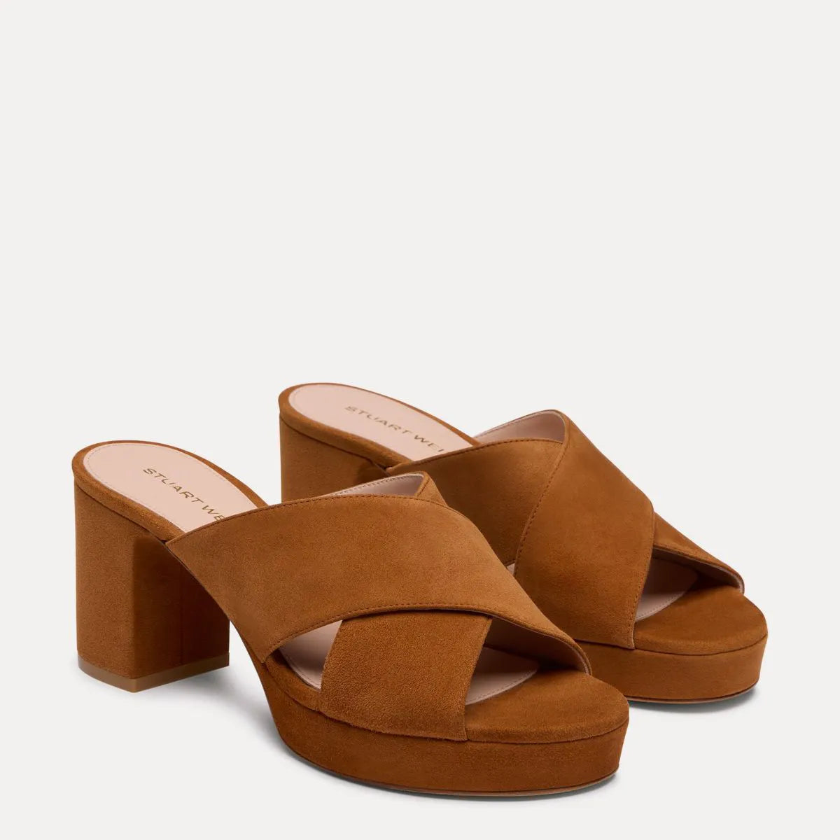 Dayna Platform Slide Sandal - Boho Tan Suede