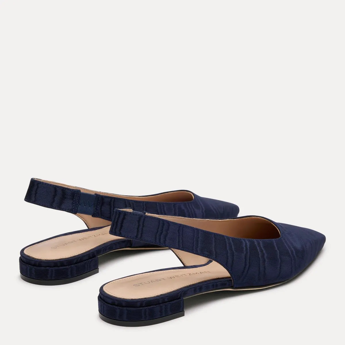Stassi Slingback Flat - River Blue Fabric
