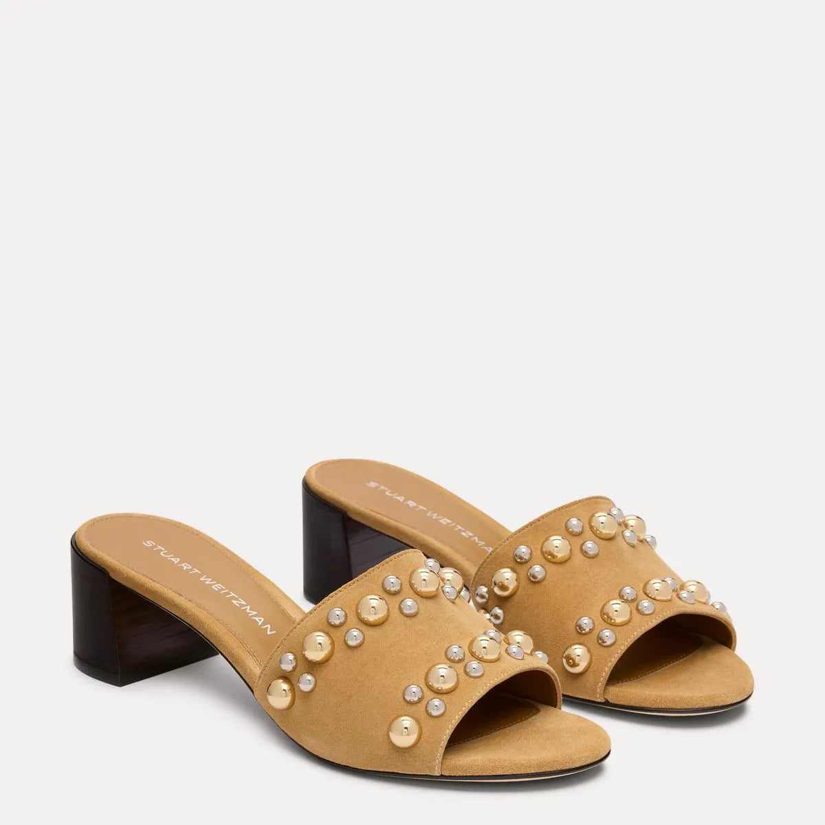 Perry Slide Sandal 50 - Golden Hour & Maroon Suede