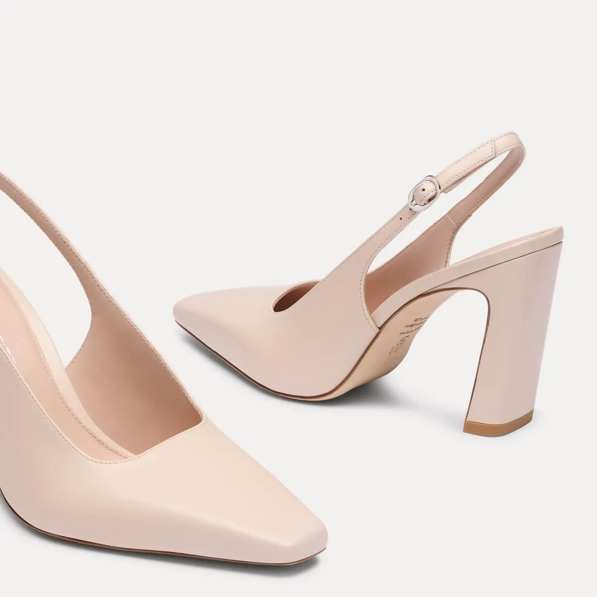 Stassi Slingback Pump 85 - Linen Leather
