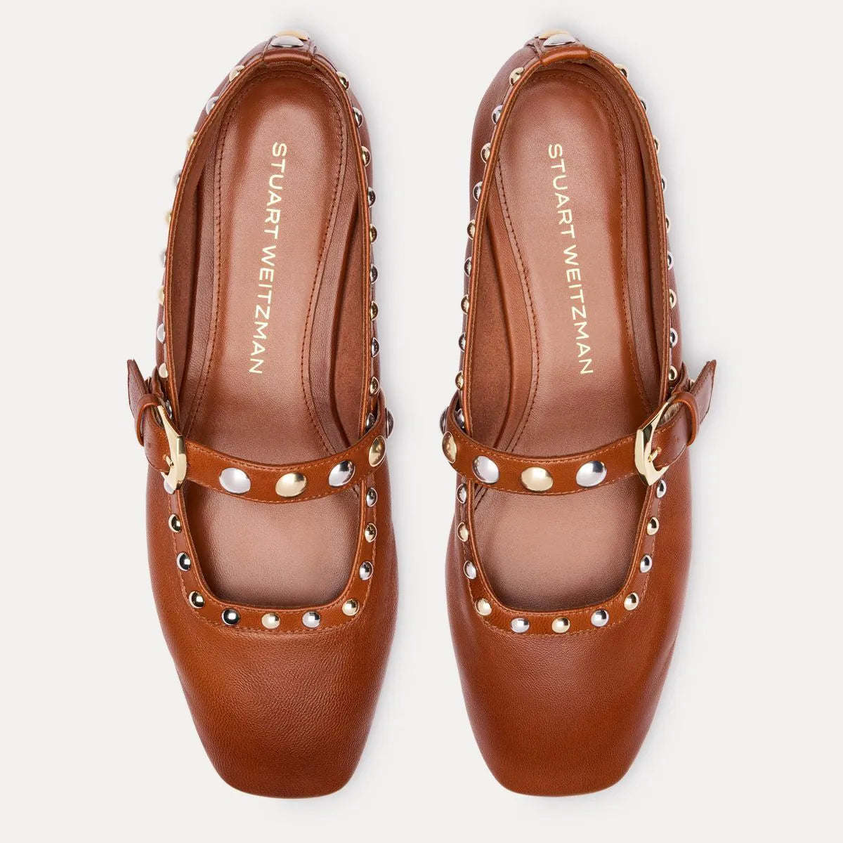 Perry Mary Jane Flat - Boho Tan Tamponato Leather