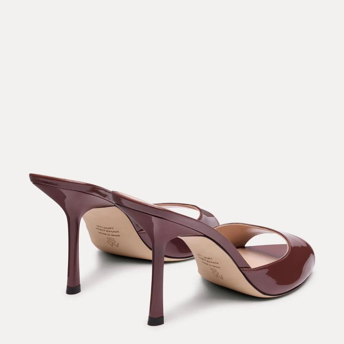 Lexington Mule 85 - Brownstone Patent Leather