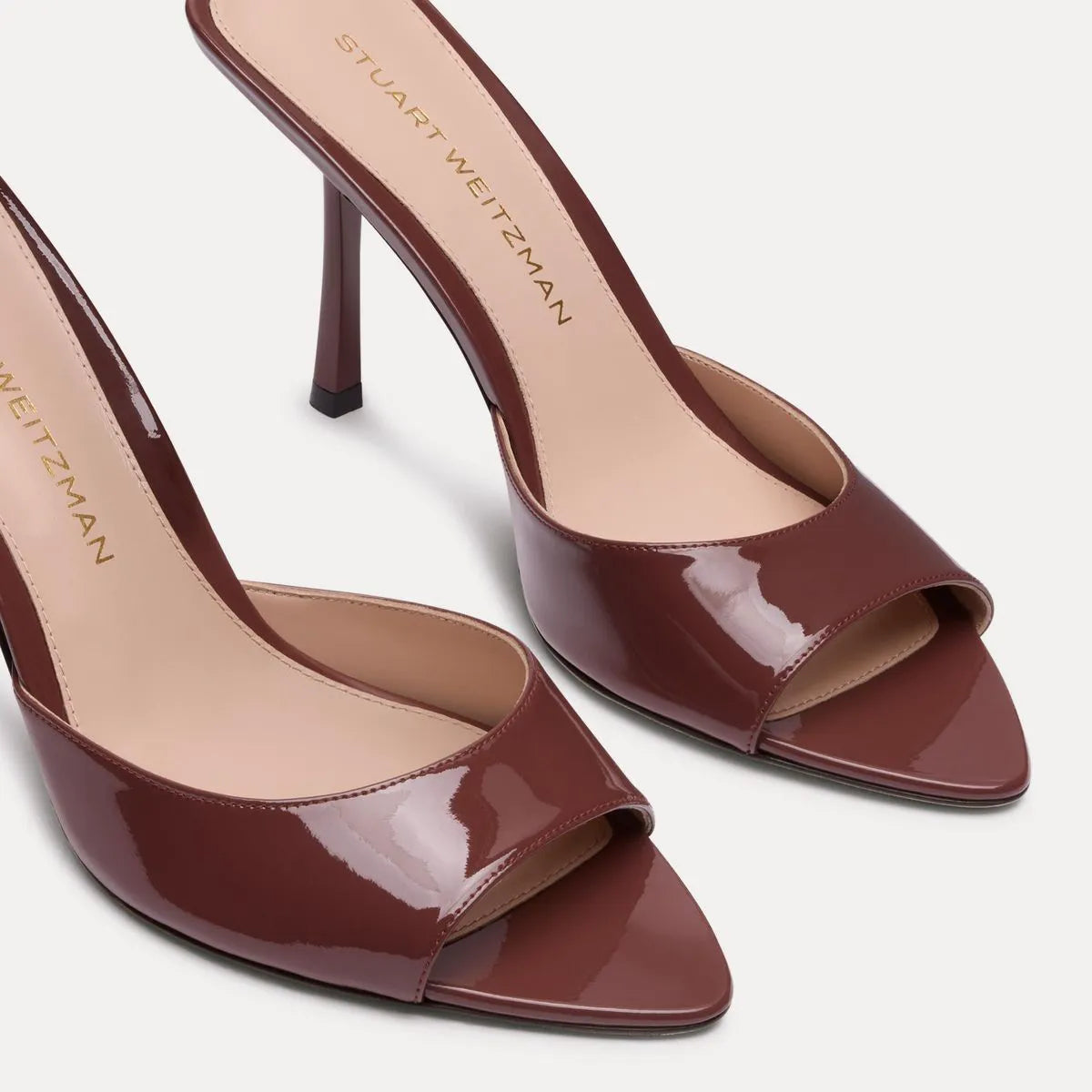 Lexington Mule 85 - Brownstone Patent Leather