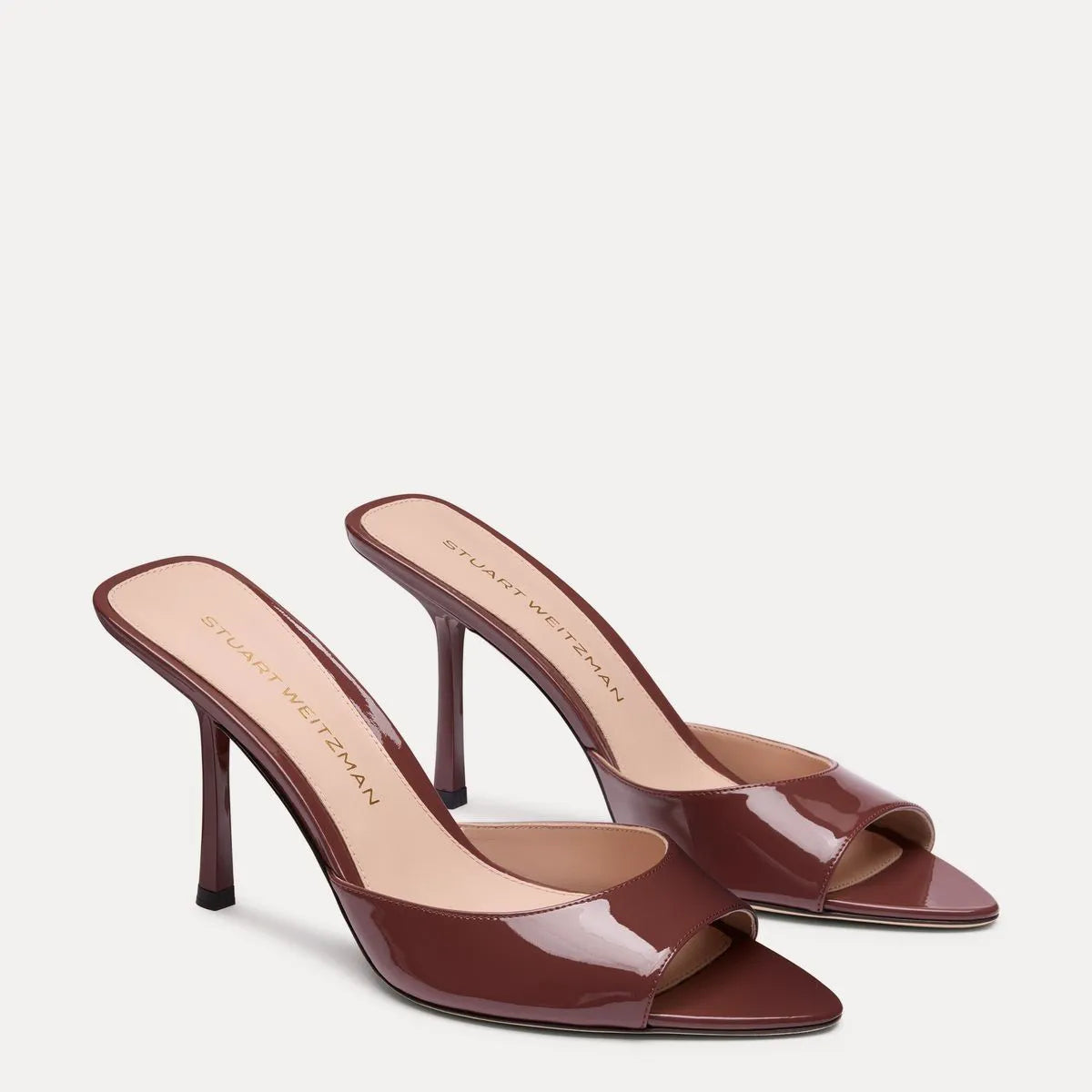 Lexington Mule 85 - Brownstone Patent Leather