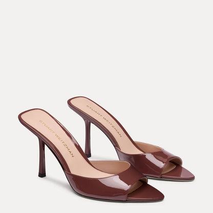 Lexington Mule 85 - Brownstone Patent Leather