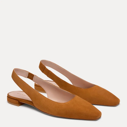 Stassi Slingback Flat - Boho Tan Suede