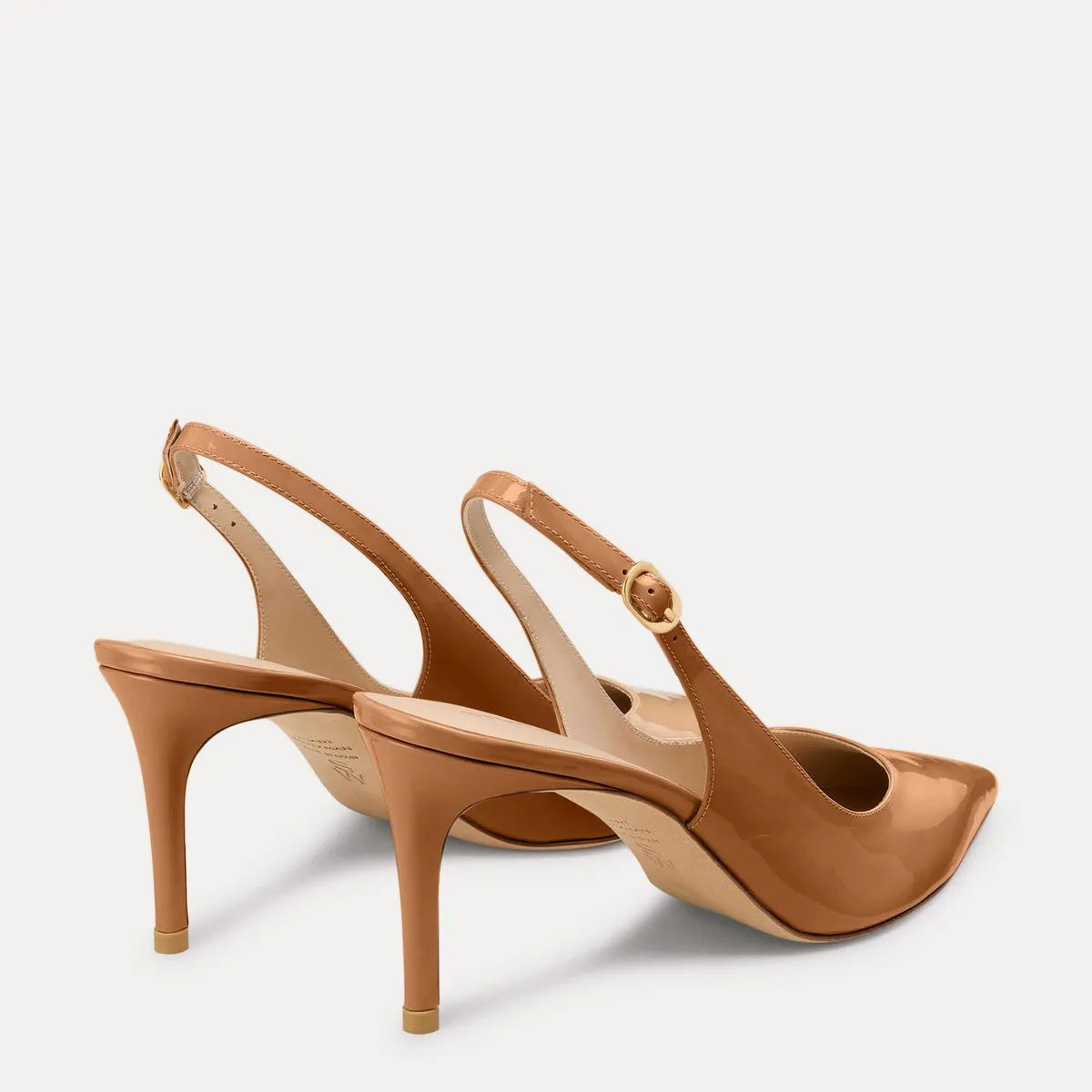 Stuart Power Slingback Pump 75 - Boho Tan Patent Leather