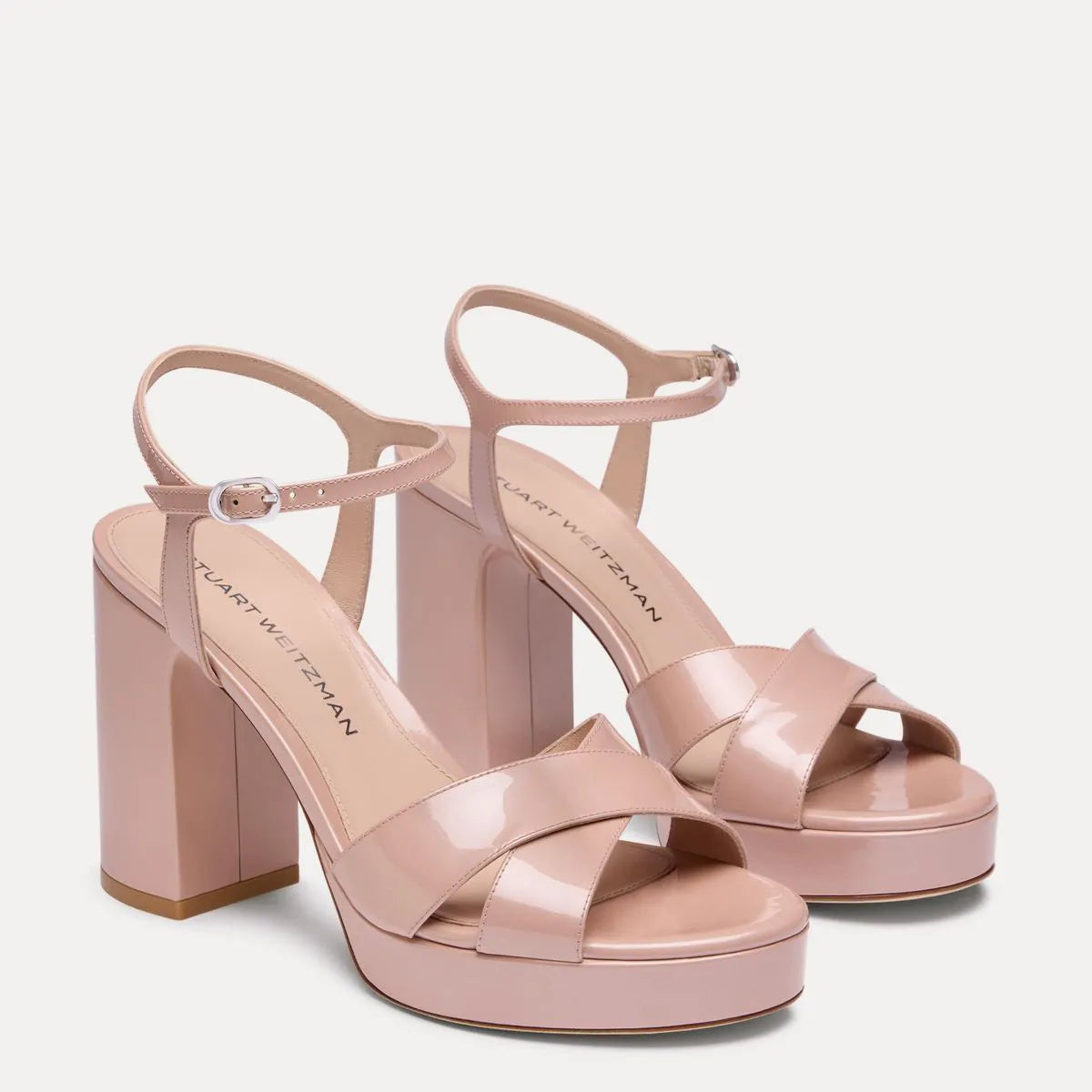 Dayna Platform Sandal 110 - Blushful Pearlized Patent
