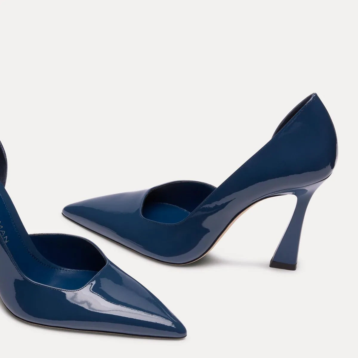 Vinnie D'Orsay Pump 100 - Stormy Blue Patent Leather