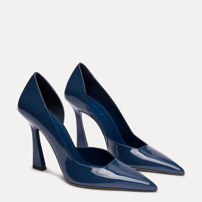 Vinnie D'Orsay Pump 100 - Stormy Blue Patent Leather