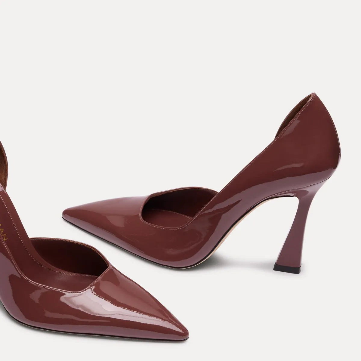Vinnie D'Orsay Pump 100 - Brownstone Patent Leather