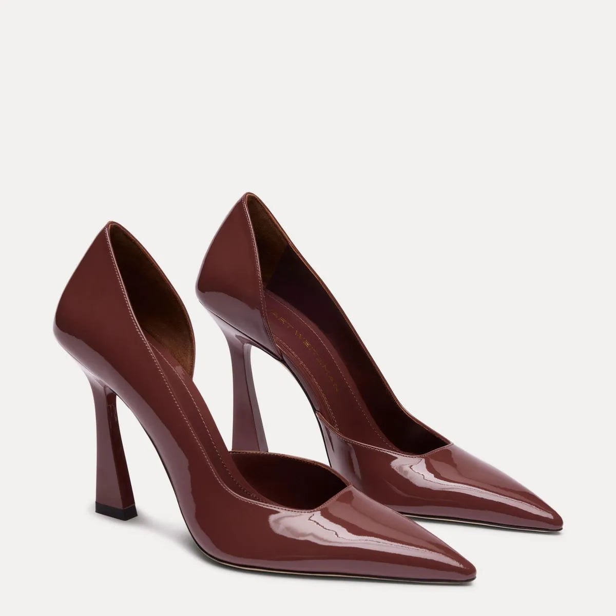 Vinnie D'Orsay Pump 100 - Brownstone Patent Leather