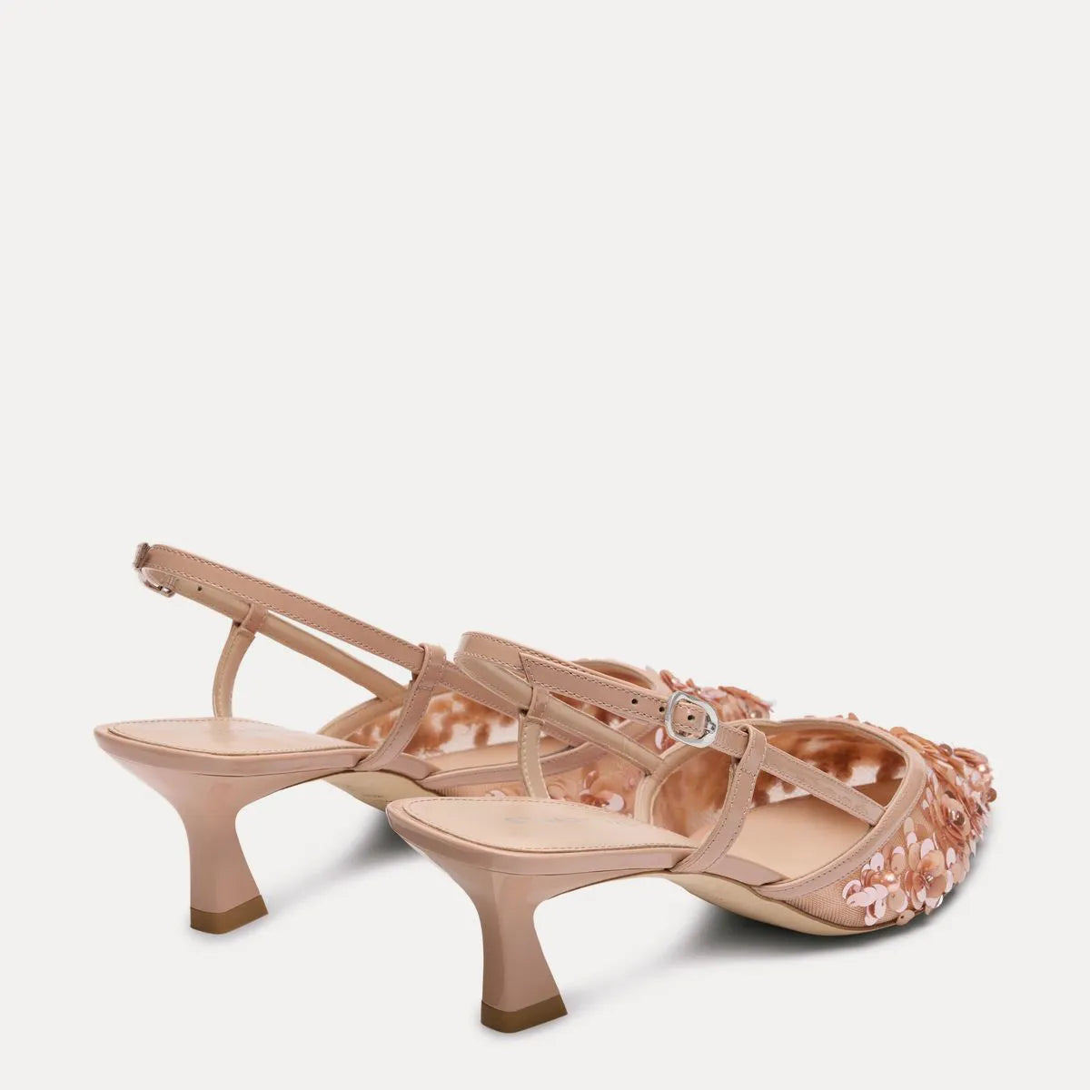 Vinnie Slingback Pump 50 - Blushful Mesh