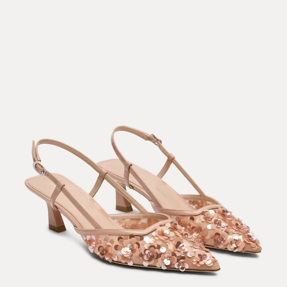 Vinnie Slingback Pump 50 - Blushful Mesh