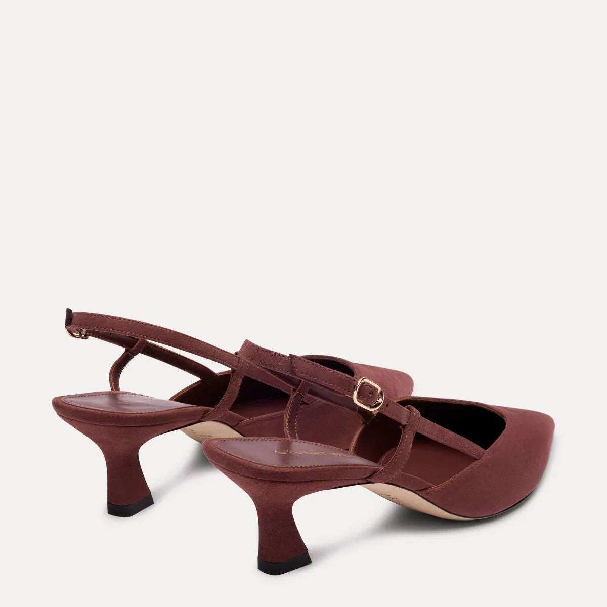 Vinnie Slingback Pump 50 - Brownstone Suede