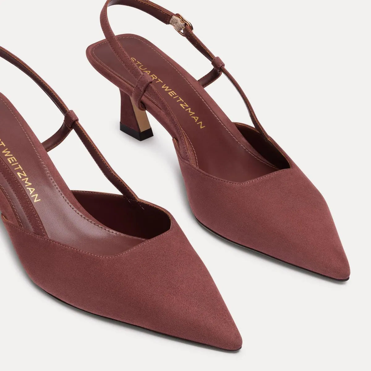 Vinnie Slingback Pump 50 - Brownstone Suede