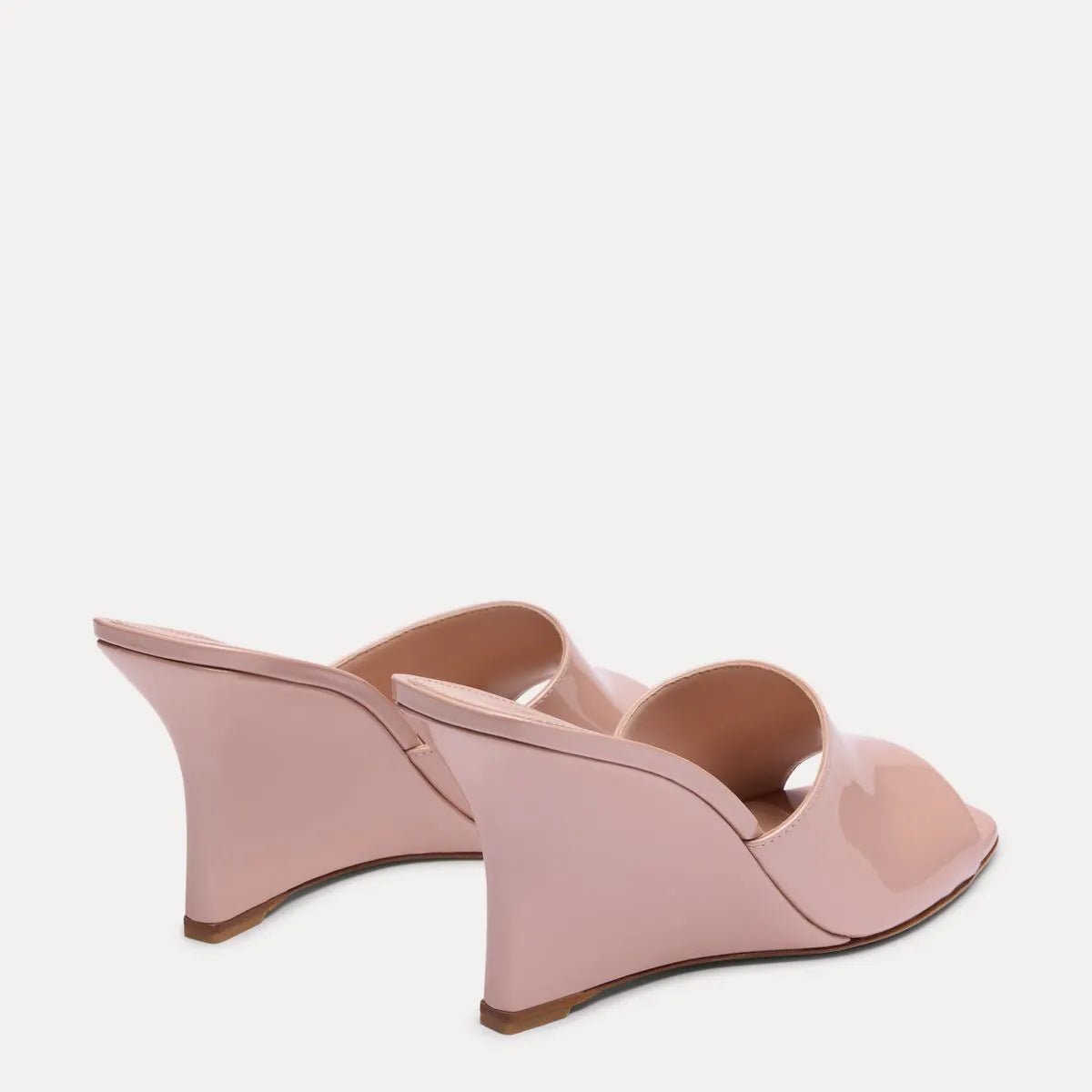 Vinnie Wedge Mule Slide 85 - Blushful Pearlized Patent