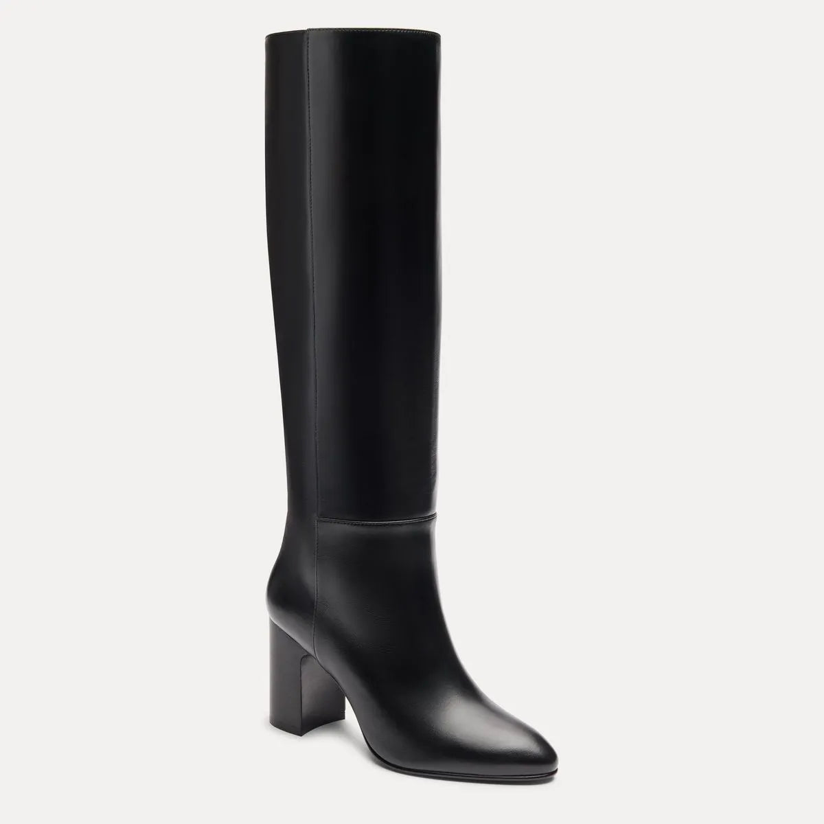 Mulberry Knee-High Boot - Black Leather