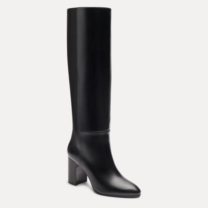 Mulberry Knee-High Boot - Black Leather