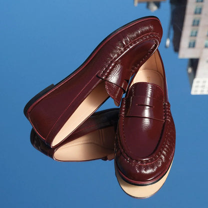 Spencer Loafer - Boysenberry Crinkle Patent