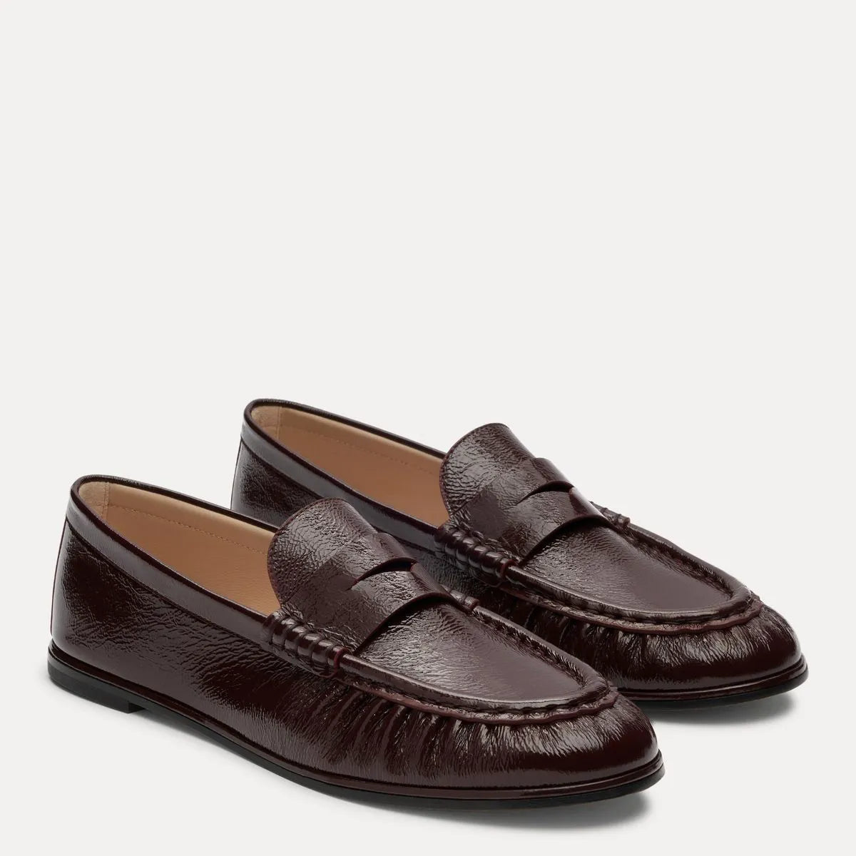 Spencer Loafer - Boysenberry Crinkle Patent