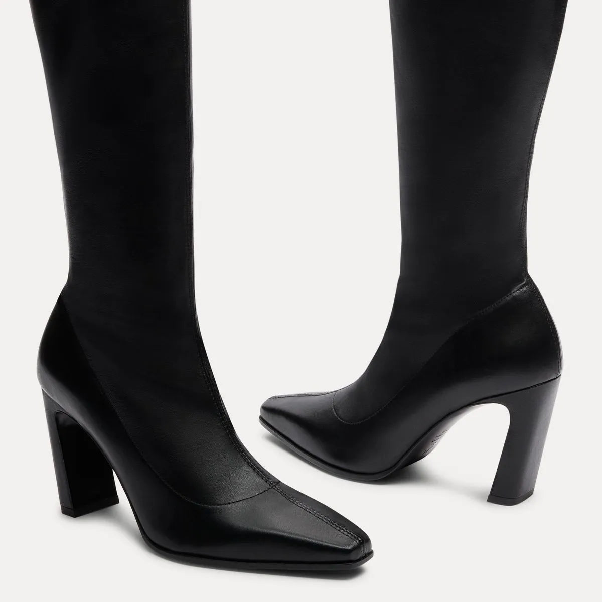 Ultrastassi Over-the-Knee Boot 85 - Black Stretch Leather