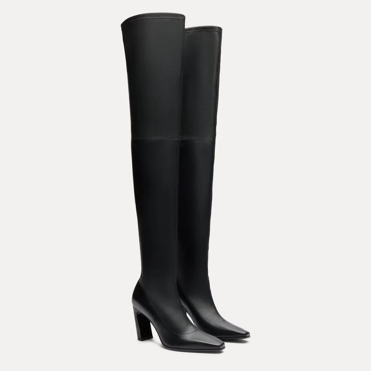 Ultrastassi Over-the-Knee Boot 85 - Black Stretch Leather