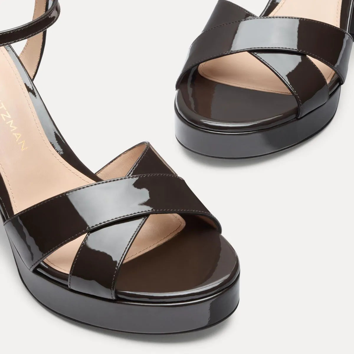 Dayna Platform Sandal 110 - Midnight Espresso Patent