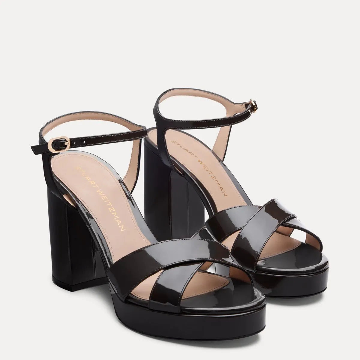 Dayna Platform Sandal 110 - Midnight Espresso Patent