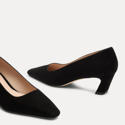 Stassi Pump 50 - Black Suede