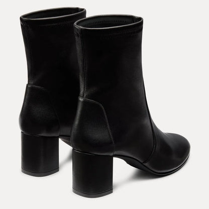 Yulia Stretch Bootie 60 - Black Stretch Leather