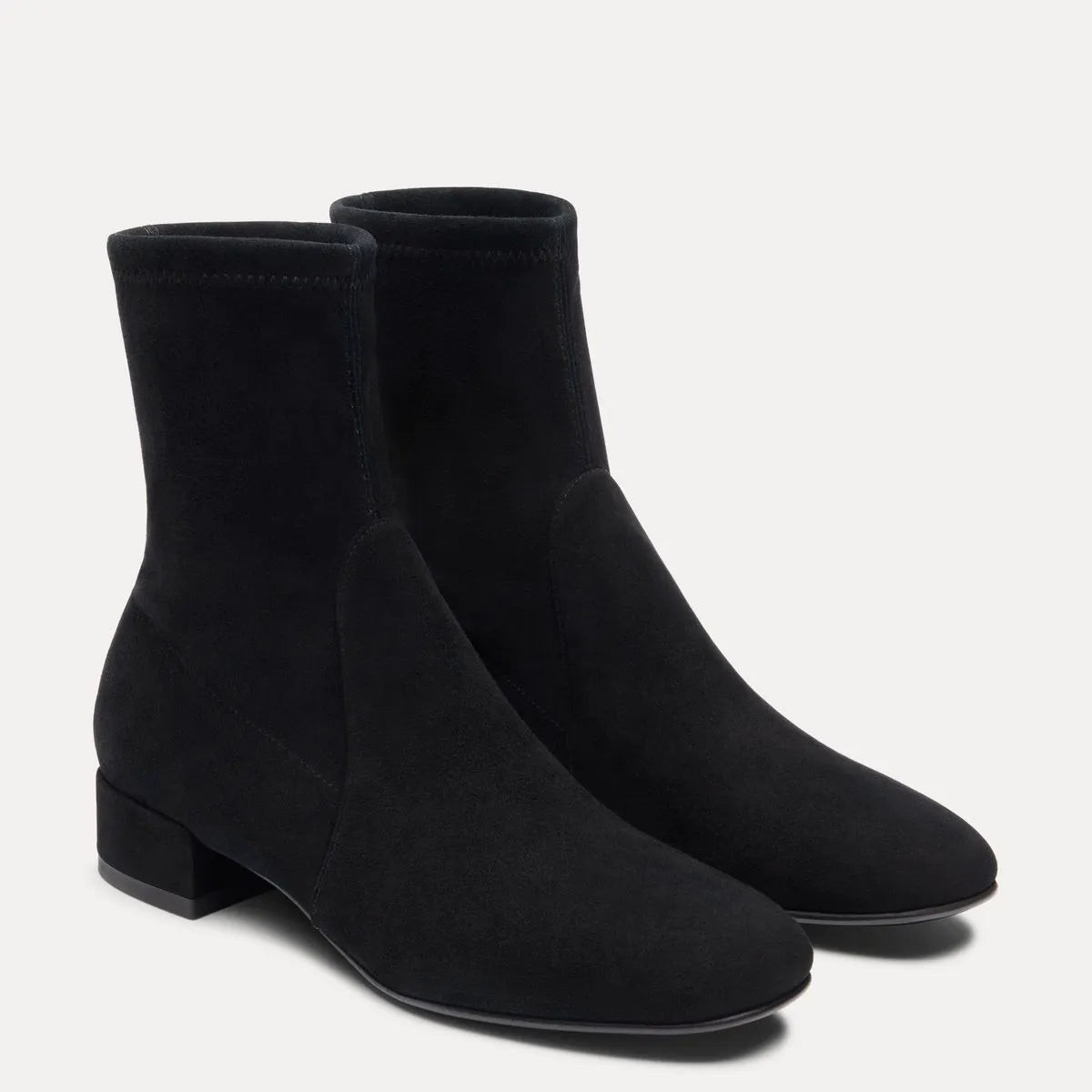 Bacari Bootie 25 - Black Stretch Suede