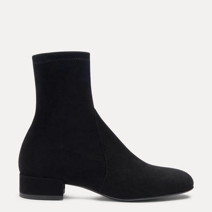 Bacari Bootie 25 - Black Stretch Suede