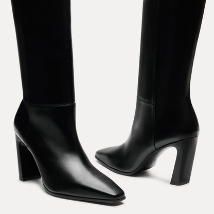 Stassi Boot 85 - Black Leather