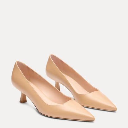 Stuart Supersculpt Pump 50 - Adobe Beige Leather