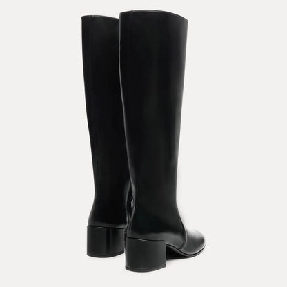 Bacari Knee-High Boot 50 - Black Leather