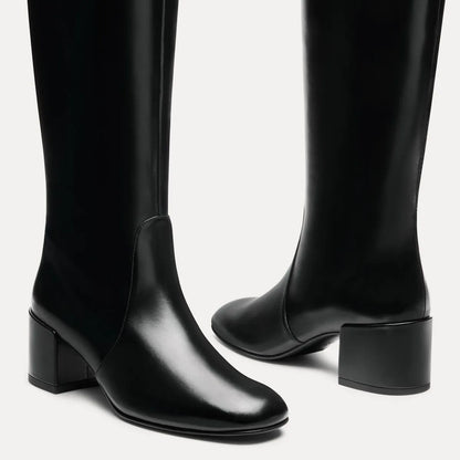 Bacari Knee-High Boot 50 - Black Leather