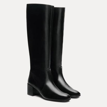 Bacari Knee-High Boot 50 - Black Leather