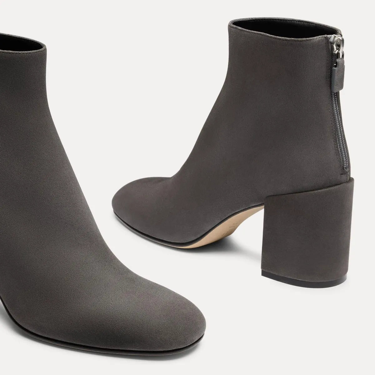 Bacari Zip Bootie 75 - City Fog Suede