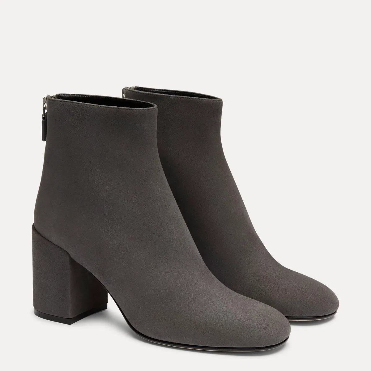 Bacari Zip Bootie 75 - City Fog Suede