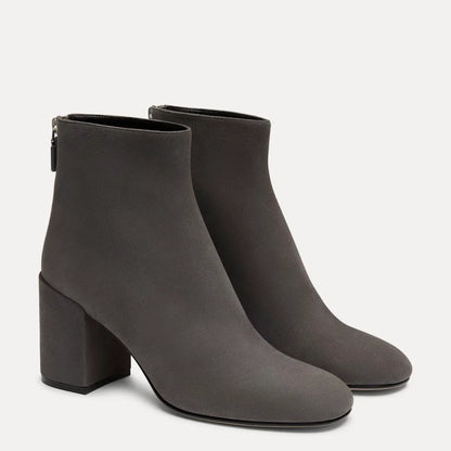 Bacari Zip Bootie 75 - City Fog Suede
