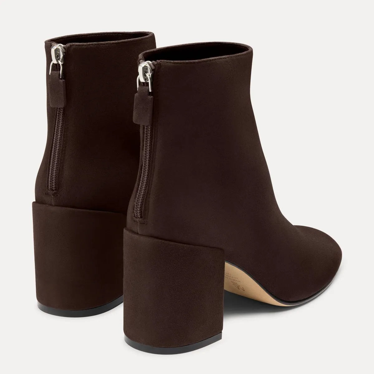 Bacari Zip Bootie 75 - Midnight Espresso Suede
